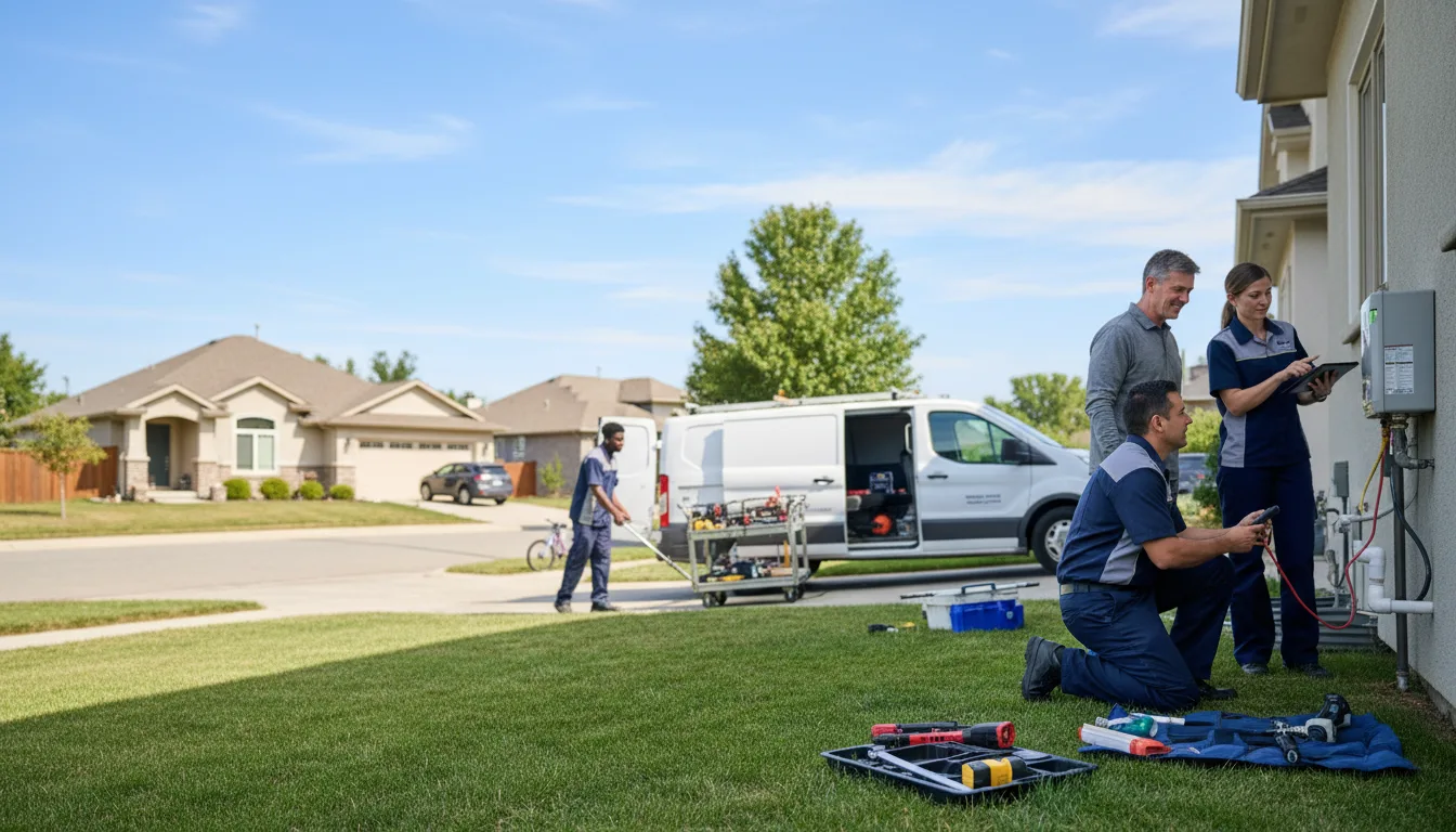 Tankless water heater service in Mayflower, AR